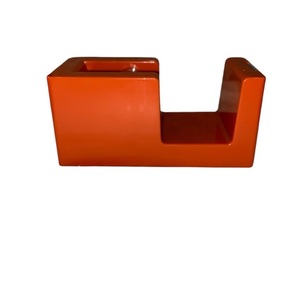 Poppin Orange Tape Dispenser - Picture 2 of 7